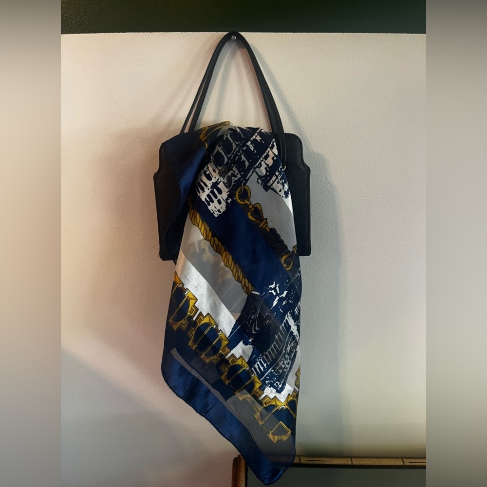 Vintage Versace Style Bag w/ Scarf